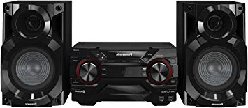 Panasonic SC-AKX200E Mini set 400W Negro - Microcadena (Home audio mini system, Negro, 400 W, De 2 vías, 4400 W, AM,FM)