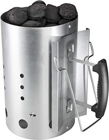 Bruzzzler - Chimenea de encendido con mango de seguridad – encendedor de barbacoa de carbón 31 x 19,5 x 30,5 cm