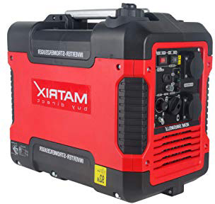 Matrix 160100032 Inverter Generadores de corriente, Rojo, Negro
