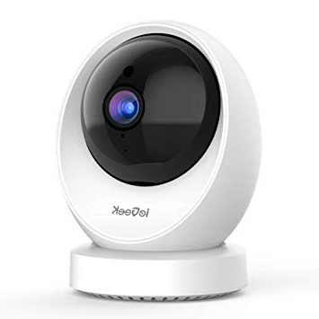 Audio de 2 V/ías Sensor de Movimiento Vigilabebes Audio Camara IP WiFi 1080P HD Grabacion Continua FHD Monitor para Bebe//Perros Detecci/ón Humana ieGeek Camaras de Vigilancia WiFi Interior