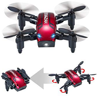 H6 Mini Drone Plegable con Control de Altura y Modo sin Cabeza 2.4GHz 4CH 6-Axis Gyro RC Quadcopter con Flips 3D,Bueno para principiantes