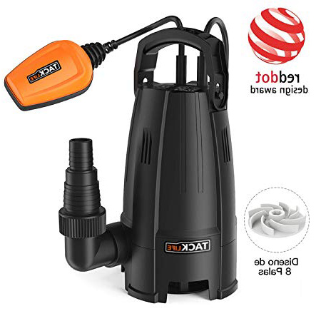 
                
                    
                    
                

                
                    
                    
                        TACKLIFE Bomba Sumergible, Bombas de Aguas Sucias 400W, 9000 L/H, 6M de Inmersión, 5M de Altura de Entrega, 8 Impulsores Potencia, Máx Gránulo 25 mm, Cable de 10M, Interruptor de Flotación GSUP2B
                    
                

                
                    
                    
                
            