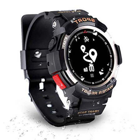 DTNO.I Reloj Deportivo, Fitness Tracker para Correr, Natación y Ciclismo, Seguimiento de Actividad con Pulsómetro, IP68 Reloj Inteligente Impermeable para Hombres, Mujeres y Niños
