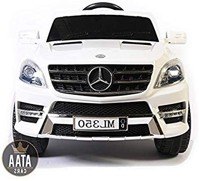 ATAA Mercedes ML350 Licenciado batería 12v - Blanco - Grandes Dimensiones 110*67*53cm