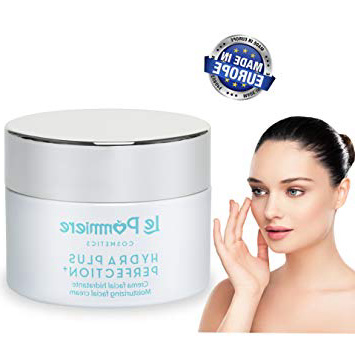 Le Pommiere crema nutritiva hidratante antiedad 50ml. Antiarrugas ácido hialurónico, colágeno, aloe vera. Vitamina A retinol, C, E. Tratamiento facial anti envejecimiento. Hombre & mujer. SPF 15