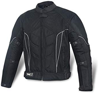 JET Chaqueta Moto Hombre Verano con Armadura Malla Air Flow