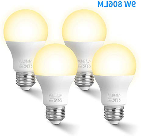 AISIRER Bombilla Inteligente Bombillas LED WiFi 9W 806LM Compatible con Amazon Alexa Echo Google home y IFTTT E27 No se requiere hub Luz Cálida regulable 2700K (paquete de 4)
