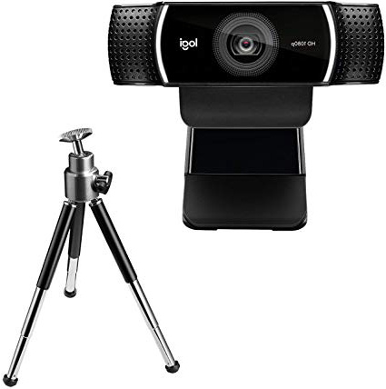 
                
                    
                    
                

                
                    
                    
                        Logitech C922 Pro Stream Webcam, streaming en Full HD 1080p con trípode y licencia gratuita de 3 meses para XSplit - Negro
                    
                

                
                    
                    
                
            