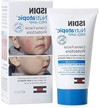 ISDIN Nutratopic Pro-AMP, Crema Facial para Piel Atópica | Refuerza la Primera Línea de Defensa de la Piel | 50 ml