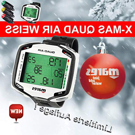 Mares Quad Air - Ordenador de Buceo con emisor, colección 2018, Color Blanco