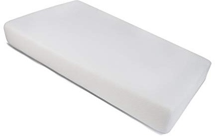 Pekitas - Colchón minicuna 50 x 80 cm,Funda 3D Erogonómico Transpirable Antiahogo con cremallera lavable, interior espuma blanca,Fabricado en España