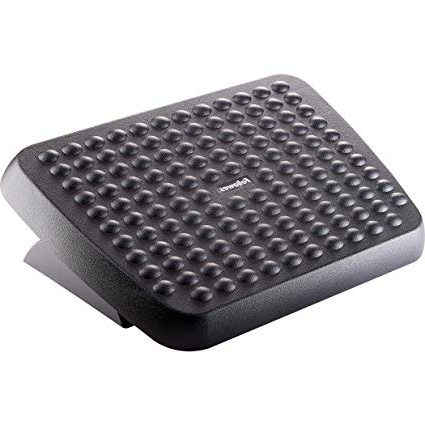 Fellowes Standard - Reposapiés ajustable ergonómico, color negro