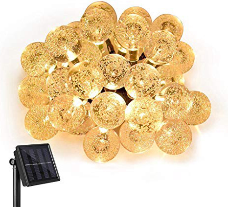 Cortina de Luces, Luz Cadena, Luz de Cortina, LED Guirnaldas luminosas, Cadena De Luces, 6M, Perfecto para Decoración de Navidad, Festival,Fiestas, Casa,Jardín,Boda, Blanco Cálido.