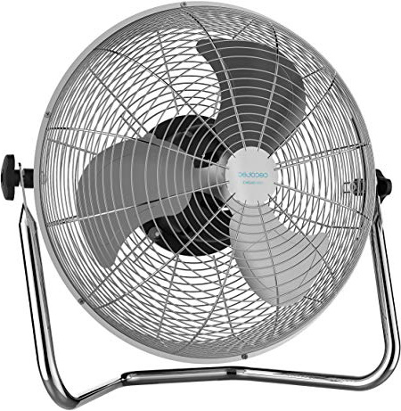 Cecotec Ventilador Industrial ForceSilence 4500 GyroPro 3 aspas, 110 W, 3 velocidades, Motor de Cobre con oscilación Interna, Plata