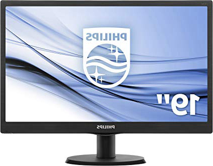 Philips Monitores 193V5LSB2/10 - Monitor de 18.5" (resolución 1366 x 768 Pixels, tecnología WLED, Contraste 700:1, 5 ms, VGA), Color Negro