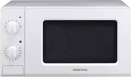 Daewoo KOR-6F07 Microondas, 20 litros, Manual, sin Grill, Color Blanco, 700 W
