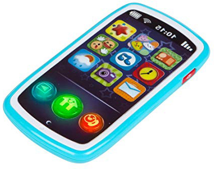 winfun- Teléfono móvil Musical para bebés, Color Azul (ColorBaby 44523)