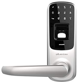 Ultraloq UL3 BT Cerradura sin llave inteligente Bluetooth y Pantalla Táctil, Plata