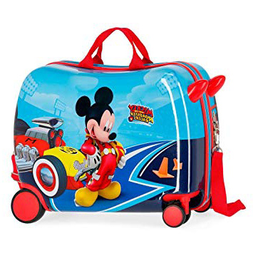 Maleta correpasillos ruedas multidireccionales Lets Roll Mickey