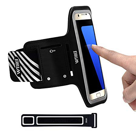 EOTW Brazalete Deportivo para Samsung Galaxy S7/S6/S6 Edge/S5/J5, Huawei P10/P9/Honer 9/P8 Lite, HTC 10, Totalmente Compatible con Todos los moviles hasta 5.1 Pulgada.