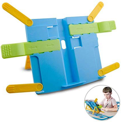 Atril para Libros Bookrest - Soporte para Libros Portátil Lectura Soporte de Lectura de Niños, Soportes para Libros de Cocina - Tumao