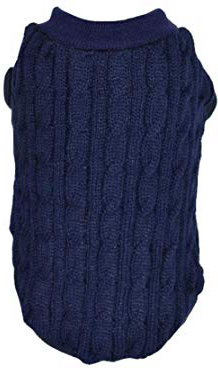 Handfly Suéter para Perros Cachorro Abrigo Chaqueta pequeña para Perros Cachorro Gato Perro Jersey cálido Suéter Ropa de Punto Abrigo Ropa