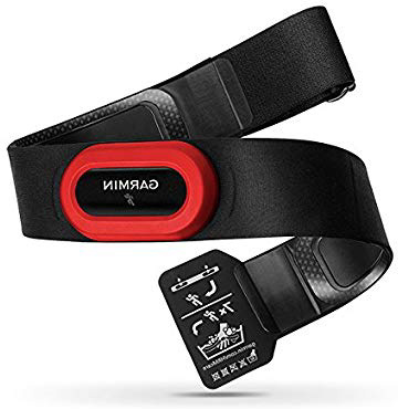 Garmin HRM Run Pecho Bluetooth Negro, Rojo monitor de ritmo cardiaco - Monitor de ritmo cardíaco (30 mm, 12 mm, 59 g, CR2032, 1 año(s), Negro, Rojo)
