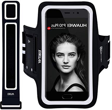 EOTW Brazalete Deportivo para Huawei P10 Plus P9 Plus Honor 8X y Samsung A50 A40/LG/BQ Aquaris/Xiaomi/ONE Plus etc 6.5 Pulgada con Extensor Correa Bandas para Brazo Brazalete Correr con Bolsillo para Auriculares y Móviles