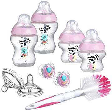 Tommee Tippee - Kit de iniciación para recién nacido, color rosa