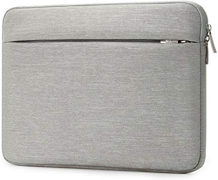 Funda Ordenador Portátiles 15-15.6" ATailorBird Funda Protectora Portátil Resistente e Impermeable con Interior de Terciopelo Suave y Bolsillo Lateral Multifuncional Funda Bolso para Laptap-Gris