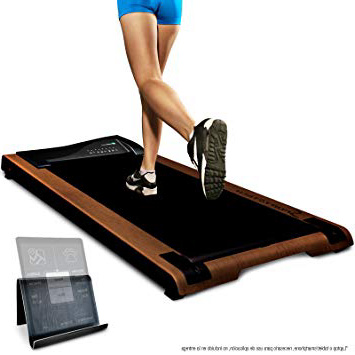 Sportstech Cinta de Correr DESKFIT DFT200 Office Desk (Escritorio de Oficina) Trabajo ergonómico y Movimiento al Mismo Tiempo, sin Dolor de Espalda. con Soporte práctico para Tablet, Control Remoto