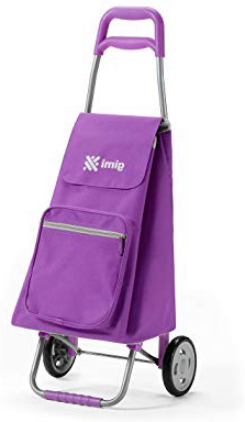 Carrito de compra con 2 ruedas 37 x 33 x 95.5 cm Gimi Argo Azul