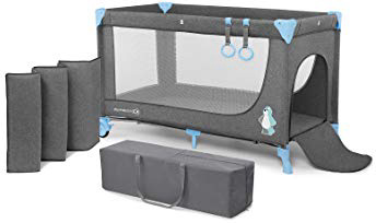 Kinderkraft JOY 2en1 Cuna Parque Viaje de Bebes Azul