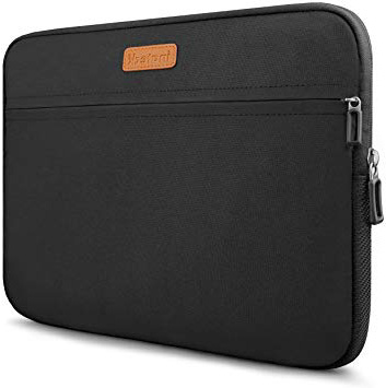 Inateck - Funda blanda para ordenador portátil de 14''-14,1'', compatible con MacBook Pro 15 nueva versión 2016&2017, resistente al agua, Negro