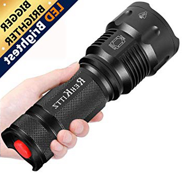 Linterna LED Alta Potencia Militar T6 de Enfoque Ajustable Impermeable de Táctica Antorcha Luz para Ciclismo Montañismo Camping Senderismo Emergencia Portátil Linternas