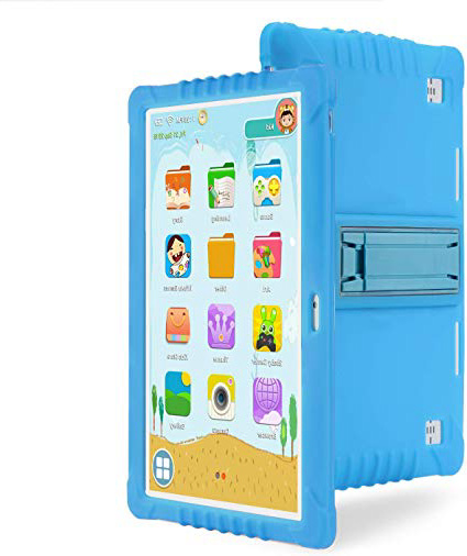 SANNUO Tablet Para Niños,10.1 Pulgadas Tablet Infantil (GMS-certificado Andorid 8.1 y Niños-modo Doble Sistema,Quad-Core,1GB RAM y 16GB ROM,3G,Wifi, Google Play, Juegos Educativos)