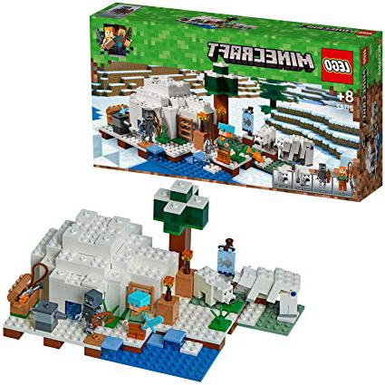 LEGO Minecraft-El iglú Polar Creative Adventures Juego de construcción, (21142)