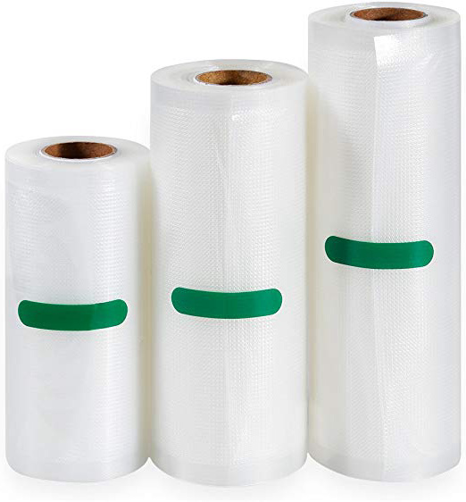 Anpro 3 Volúmenes de Diferentes Tamaños de Bolsas de Vacío de Alimentos,Pake de 3 Rollos 12 x500cm,17x500cm y 22x500cm