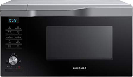Samsung Mc28M6055CS/EC - Horno-Microondas con grill, 900W/1500W/2100W, 28 litros, interior de cerámica, ventana EasyView y función horno hasta 200º C, color gris