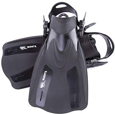 Aletas de buceo con talón ajustable para adulto de la marca Lixada