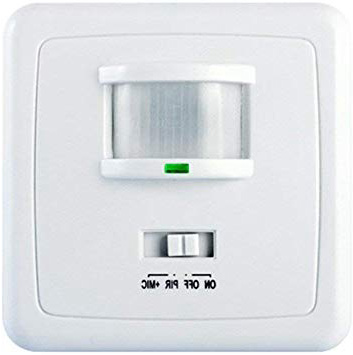 MACLEAN MCE18 Wall PIR Motion Detector Light Switch Security Sensor Voice Sound