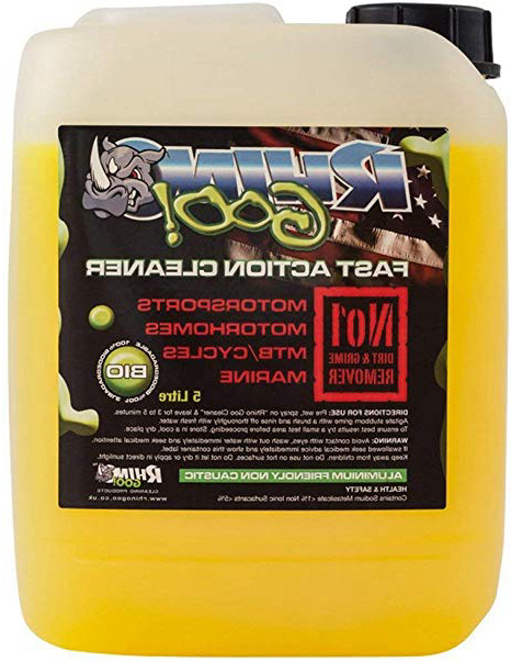 Rhino Goo! Fast Action Cleaner 5L - Detergente sgrassatore e Catena per Mountain Bike, Bici da Strada, Moto da Cross, Quad e Moto da Strada