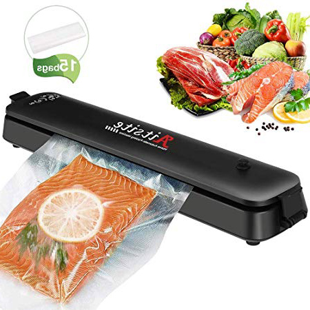 Aitsite Selladora al Vacío Envasadora al Vacío Sistema de Sellado al Vacío automático para Carne Huevos Verduras