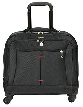 Tassia - Maletín de Estilo piloto con Ruedas - para portátiles de hasta 16" - 4 Ruedas