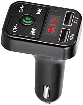 B2 Kit del Coche del USB inalámbrico Bluetooth Manos Libres para Llamadas de FM Transmisor de Radio del Cargador del Adaptador MP3 Apoyo al Jugador TF Tarjeta U-Disco