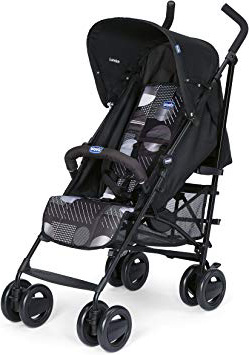 Chicco London - Silla de paseo, 7.2 kg, compacta y manejable, color negro