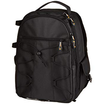 AmazonBasics - Mochila para cámara réflex y Accesorios, Color Negro