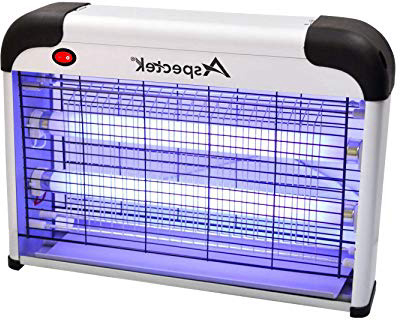 Aspectek Lámpara Mata Insectos Electrico Mata Moscas Mejor Solución Contra Mosquitos, Polillas, Zancudos, Moscas, y mas Insectos. (20 Watt) Lámpara Antimosquitos - Lámpara de mosquitos (20 Watt)