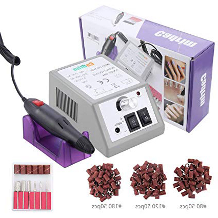 Cadrim Torno para Uñas Profesional para Manicura y Pedicura Eléctrica del Taladro del Clavo, Manicura Herramienta (20,000rmp)