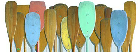 Plage Remos de Oxford Cabecero de Cama Adhesivo, Tela, Multicolor, 160x60 cm